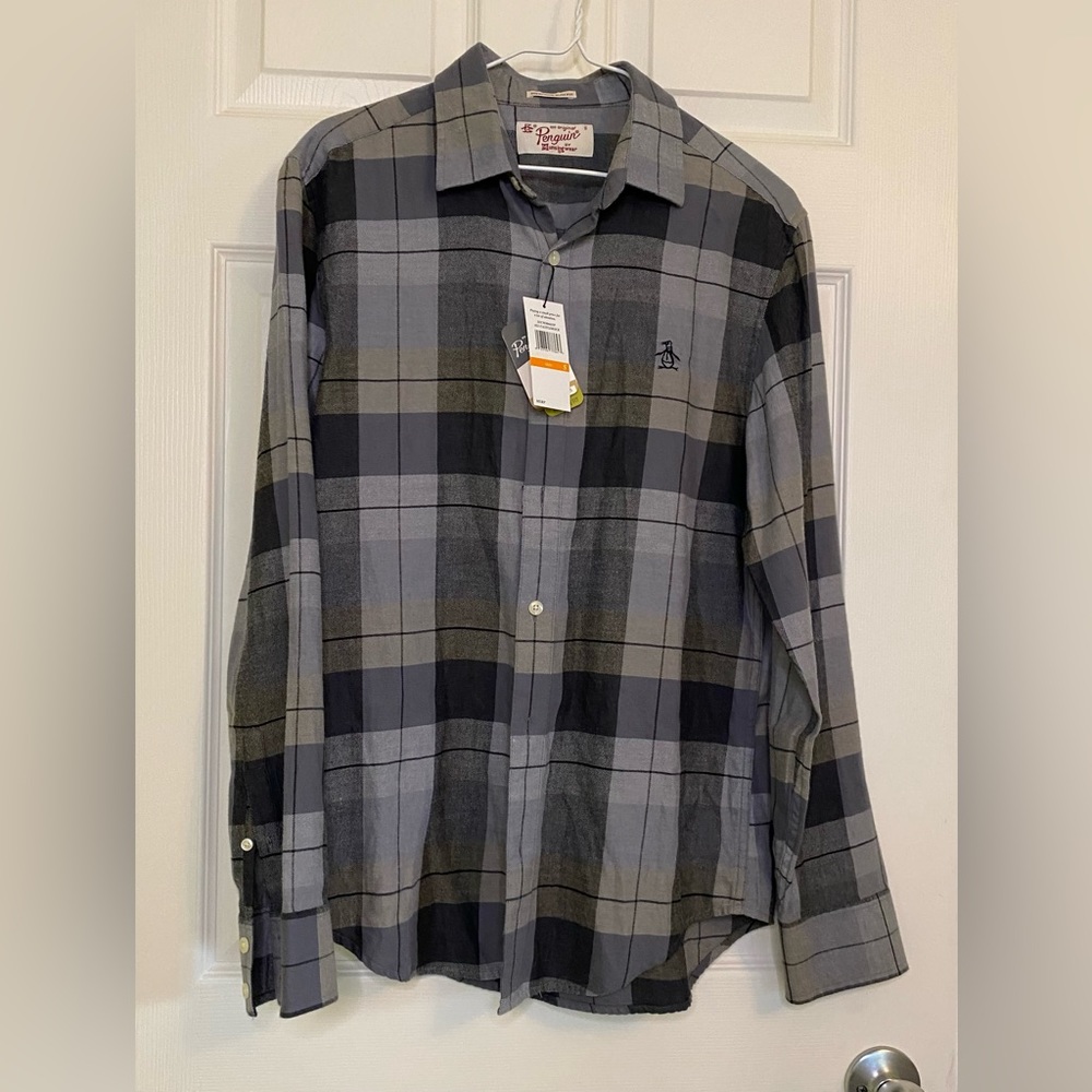 🎉HP🎉 NWT Original Penguin flannel shirt